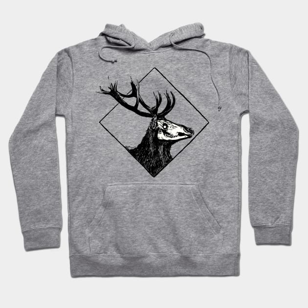 Zombie deer Hoodie by vvilczy